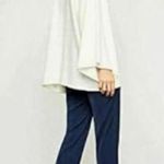 BCBGMAXAZRIA Marsha Sweater Oversized,Boxy Women's XS/S Black Wool Cotton V-Neck Photo 11