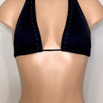 Vince Camuto  black studded bikini top. NWT Photo 0