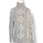 Vintage Squaw Valley Ski Lodge Knit Turtleneck Sweater Medium Wool Blend Green Photo 8