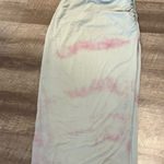 Cotton Candy LA  Blue & Pink Tie Dye Maxi Dress Photo 0