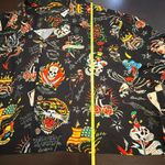 Ed Hardy NWT  ladies crop top button up shirt Photo 6