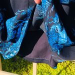 Ann Taylor  Floral Toile Square Neck Shift Dress, Night Sky, Women's, Siz… Photo 14