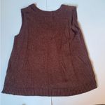 Anthropologie Brown Knit V-Neck Sweater Vest Size XS Photo 4