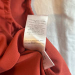 See By Chloe  Crewneck Mini Dress Burnt Orange Cutout Tie Short Sleeve 36… Photo 7