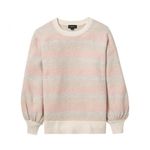 Summersalt The Coziest Cashmere Blend Soft Stripe Sweater Size Large Photo 2