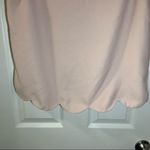 Paraphrase  Light Pink Scoop Neck Scalloped Hem Blouse M Photo 4