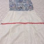 Jessica McClintock Vintage Floral Garden Lace Trim Maxi Prom Bridesmaid Dress Photo 11