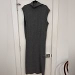 Reiss NEW  Hester Knitted Wool-Cashmere Blouson Top Midi Dress Large Photo 2