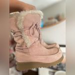 Vintage Report Caitlin Y2K Suede Winter Snow Platform Boots With Fur Size 7.5 Photo 4