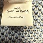 Peruvian 100% baby alpaca.Women's Blue Patterned Sweater Size XL Photo 1