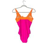 Summersalt ‎ One Piece Swimsuit  The Jetsetter Hibiscus Tangerine Pink Photo 4
