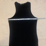 Forever 21 Black High Neck Sleeveless Bodycon Stretchy Summer Casual Midi Dress Photo 3