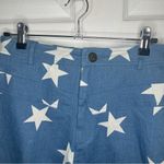 Modcloth  All Stars No Stripes HighRise Denim Shorts Blue Star Print Size 8 Photo 3