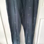 Thinking Mu Organic Cotton Faces Silhouette Sleeveless Relaxed Jumpsuit Medium Blue Photo 4