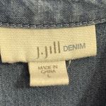 Women’s j Jill Jean button up size large Blue Photo 9
