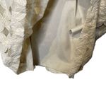 Daniel Cremieux Daniel Cremieux Floral Lace Sleeveless Pleated Cocktail Dress 2 Women Cream NWT Photo 5