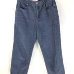 Oak + Fort Womens Boyfriend Jeans Cropped Dark Wash Size L Photo 0