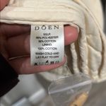 DOEN Parker Cotton Nutmilk Cream Wood Toggle Button Quilted Jacket Size XXS Photo 9