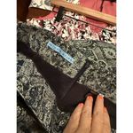 Antonio Melani Silver Black Green Jacquard Pencil Skirt 12 Photo 4