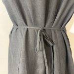 Princess Polly  Dollie Linen Mini Dress, Black, 12 Petite Photo 2