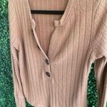 We The Free Women's Free People ‘’ Oliver Henley Shirt in Clay Sz Medium Photo 6