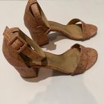 CL by Laundry  Tan Block Heel Sandals Cork Size 8M Photo 1