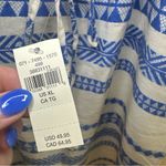 Aerie American Eagle  Jacquard Open Back Dress. Size: XL. Blue and White. NWT. Photo 6