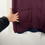 Ruti Navy Blue & Burgundy Long Sleeve Dress Size 5 or US L/XL Photo 7