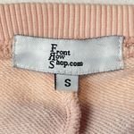 Front Row Shop Cotton Long Sleeve Sweatshirt Dress in Pale Pink Size Small Photo 6