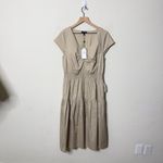 Universal Standard NWT  Ambroeus Smocked Poplin Tiered Midi Dress XS / US 10 - 12 Photo 2