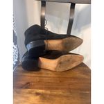 Comfortview Witchy Victorian Goth Gothic Black Leather Women's Low Heeled Ankle Boots 7 1/2 Photo 7