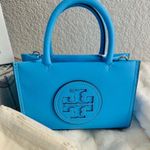 Tory Burch NWT Ella Bio Mini Tote Crossbody - Blue Azure - Sold Out Color! Photo 9