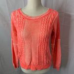 Numph Anthropologie size small coral sweater Pink Photo 0