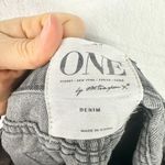 One Teaspoon  Chargers Low Waist Denim Shorts Size 29 Gray Long Line Medium Rise Photo 4