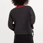 Madewell Denim Side-Lace Top in Sloan Black  Size XXS Photo 1