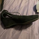 American Rag Black Amiley Ankle Wedge Faux Suede Shoes Sz 11 Photo 8