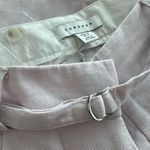 Topshop NEW Linen-Blend Tapered Pants in Lilac Size 2 Photo 9