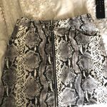 Honey Punch Snake Skin Zipper Skirt Photo 0