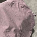 Zyia  Active‎ cropped lilac front tie v neck shirt size M Photo 4