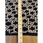 Jolie & Joy Chain Link Womens Sweater Dress Long Sleeve Body Con Size Large Black Photo 5