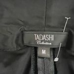 Tadashi Collection Velvet Velour Shawl Collar Ruched Wrap Evening Jacket Black M Photo 1