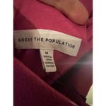 Dress the Population New  Gracelyn Blouson Jersey Gown In Hibiscus Sz M $248 Photo 4