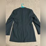 H&M collarless cinched waist black blazer Photo 4