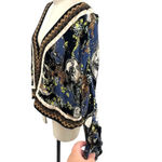 Free People  Catch‎ Me If You Can Top Black Leopard Print Size Small Photo 6