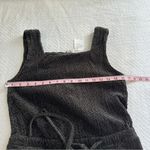 Missing You Already Corduroy Square Neck Jumpsuit Black Size L Photo 6