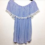 Unique spectrum  Off the Shoulder Pom Pom Top Size Small Photo 5