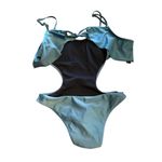 Stylish Blue Ruffle Swimsuit Size M Photo 5