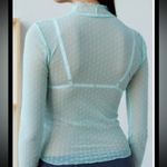 Urban Outfitters Out From Under Luna Sheer Lace Mock Neck Top. Size X-S Photo 2