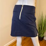 FAIRWAY FOX Kate Golf Navy Blue Mini Skirt Activewear Skirt Size 2 Gold Photo 8