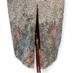 Adrianna Papell  Women Off Shoulder Textured Pastel Metallic Floral Maxi Dress 16 Photo 5